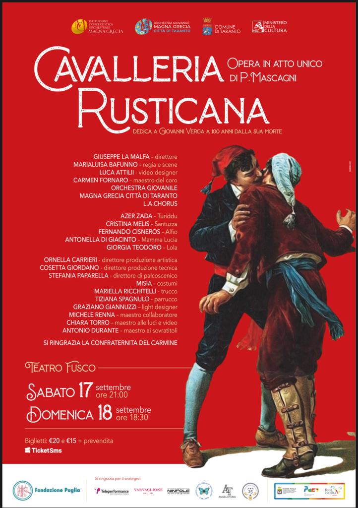 Cavalleria Rusticana Opera Lirica L'Orchestra giovanile della Magna Grecia presenta Cavalleria rusticana